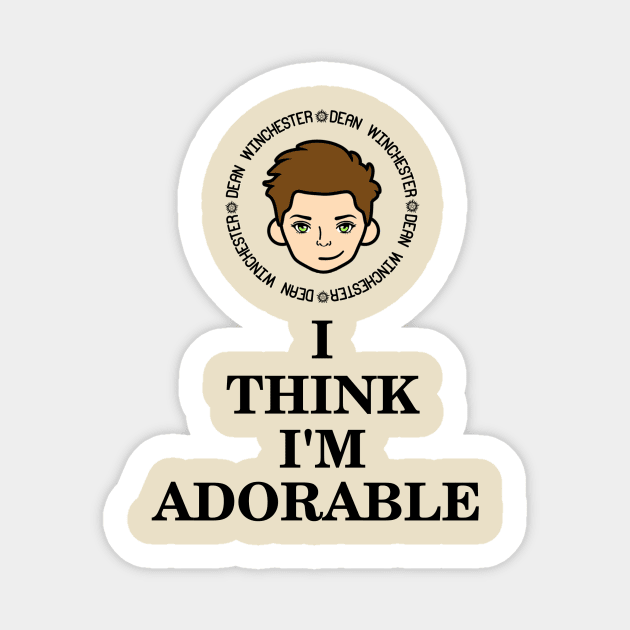 Adorable Dean Sticker by Winchestered